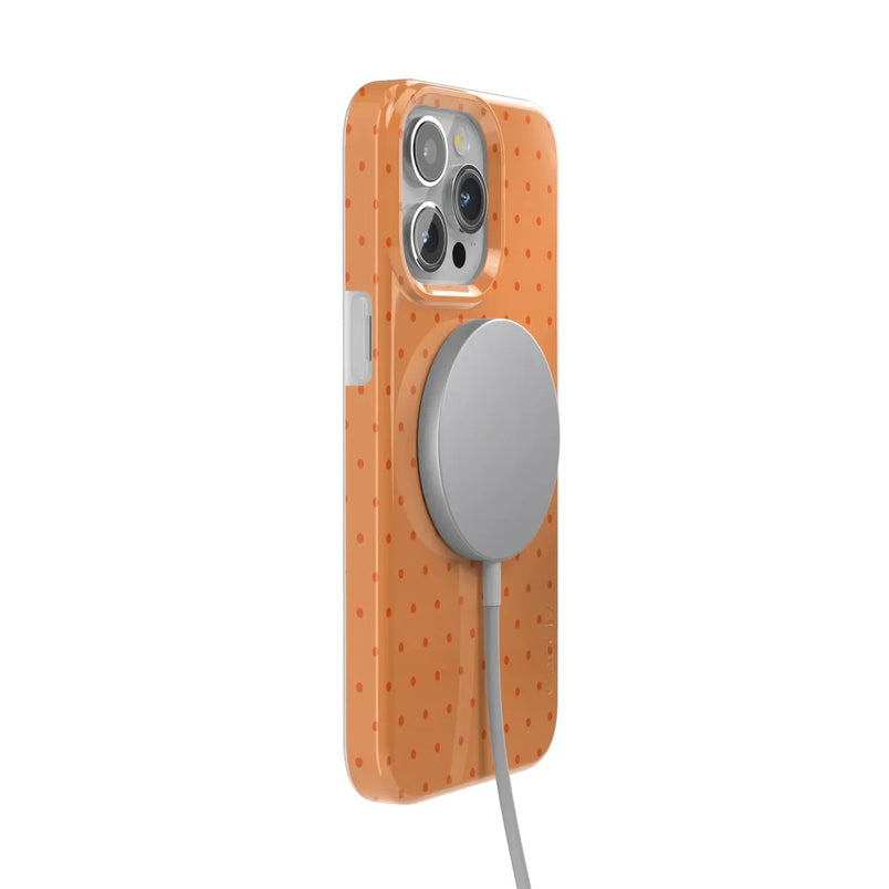 On the Dot | Orange Polka Dot Case