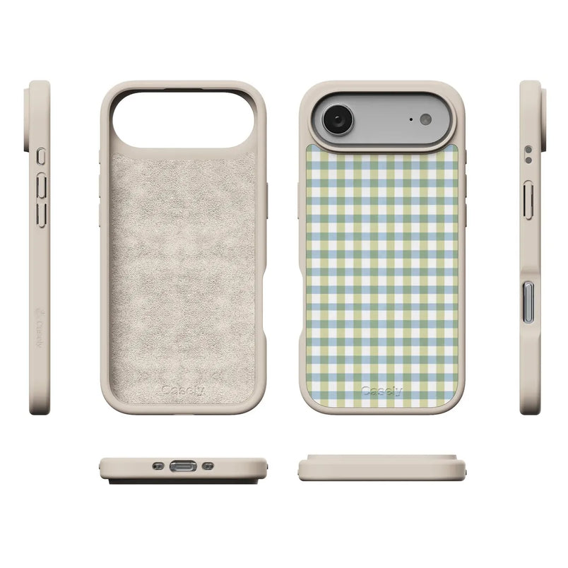Pastel Picnic | Blue & Green Gingham Case