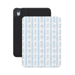 Cottage Stripe | Blue Floral iPad Case