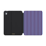 Perfect Stripes | Purple & Blue Stripes iPad Case
