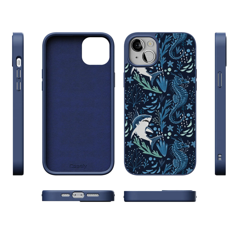 Midnight Reef | Shark Print Case