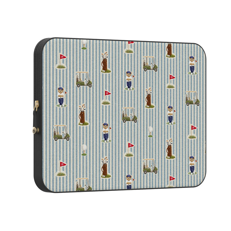 The Caddie Print | Clubhouse Laptop Case
