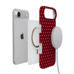 On the Dot | Maroon Polka Dot Case
