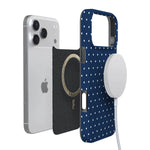 On the Dot | Navy Polka Dot Case