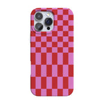 Vibe Check | Pink Checkerboard Case