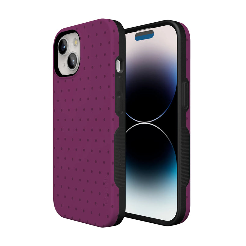 On the Dot | Plum Polka Dot Case