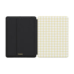 Pastel Picnic | Yellow Gingham iPad Case