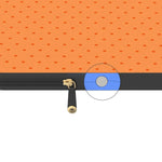 On the Dot | Orange Polka Dot Laptop Case