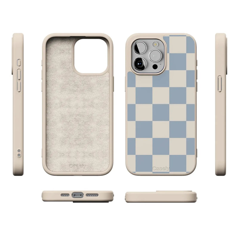 Fit Check | Light Blue Checkerboard Case