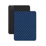On the Dot | Navy Polka Dot iPad Case