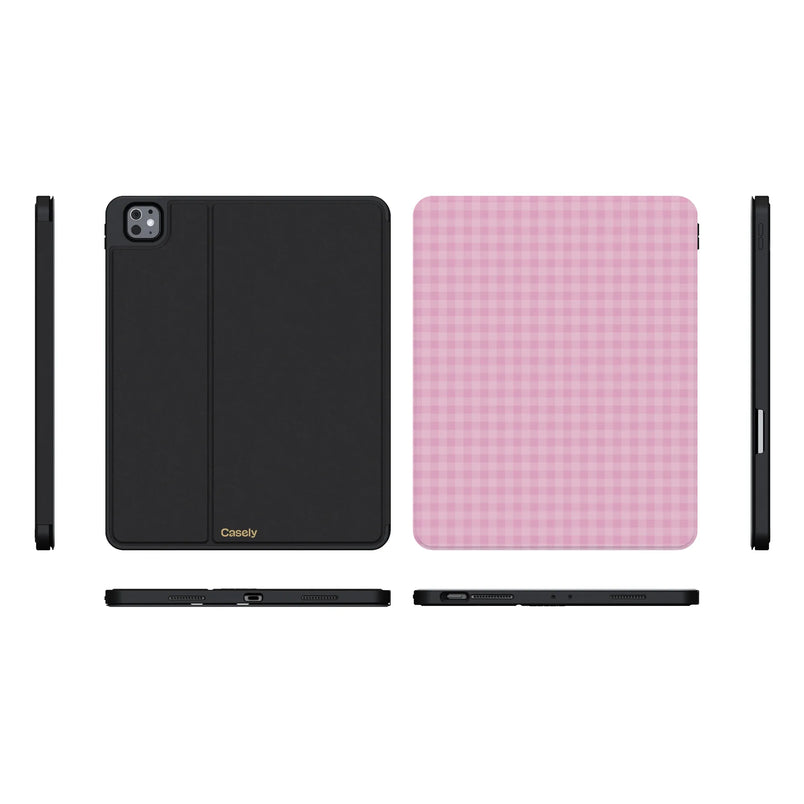 Sweet Jam | Light Pink Gingham iPad Case