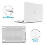 On the Dot | White Polka Dot Laptop Shell