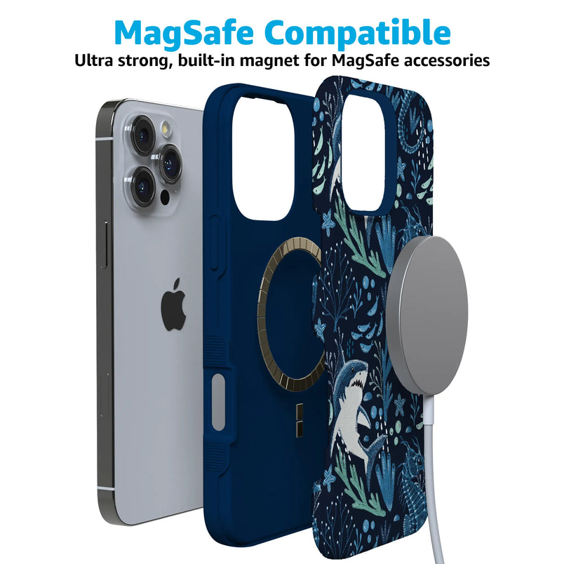 Midnight Reef | Shark Print Case