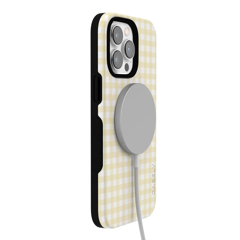 Pastel Picnic | Yellow Gingham Case