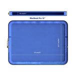 Coastline Stripes | Blue & Yellow Laptop Case
