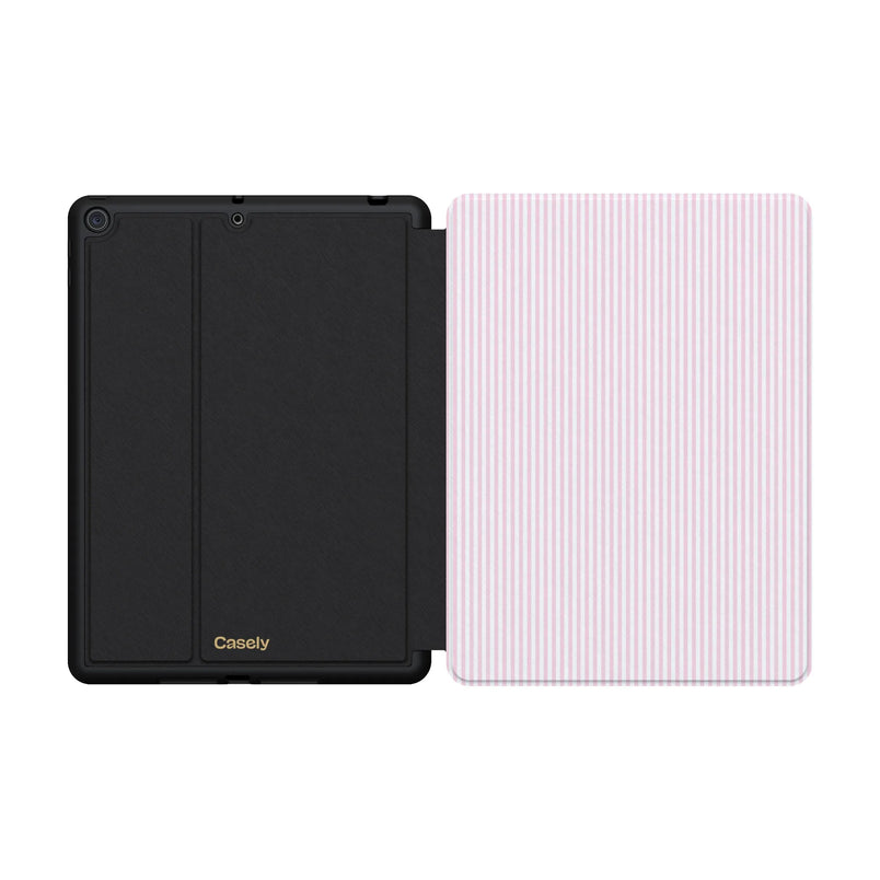 Stripes and the City | Light Pink Pinstripe iPad Case