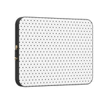 On the Dot | White Polka Dot Laptop Case