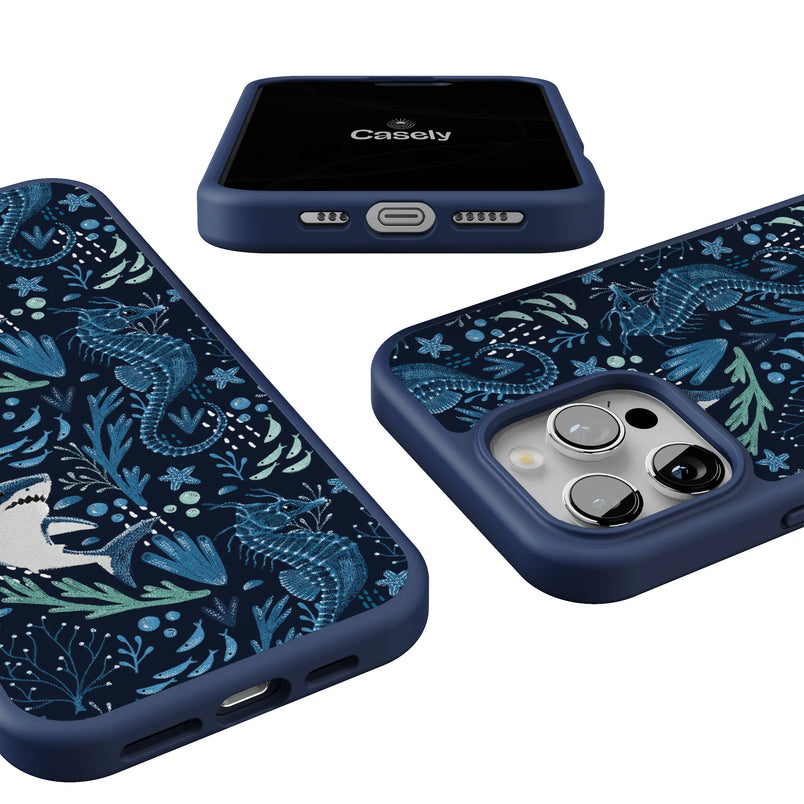 Midnight Reef | Shark Print Case