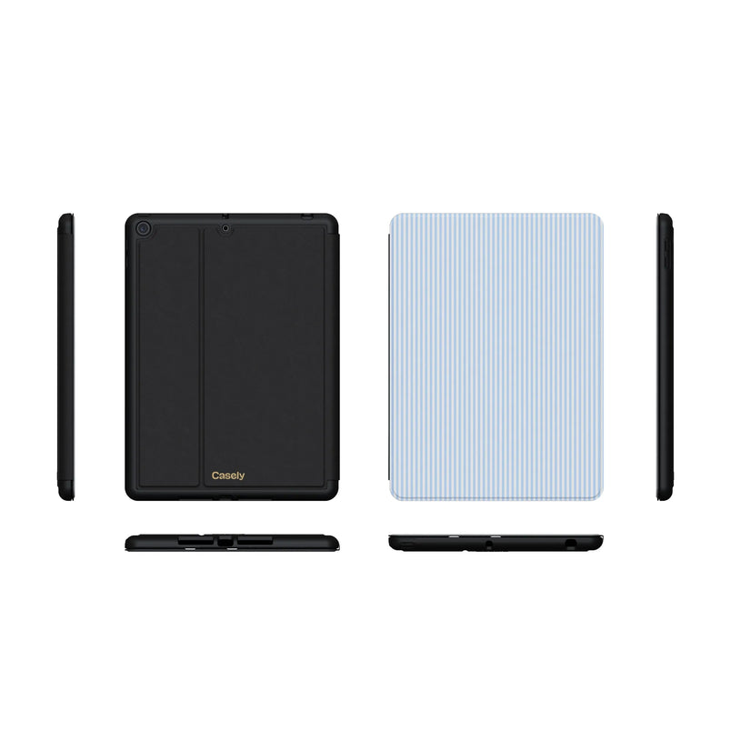 Stripes and the City | Light Blue Pinstripe iPad Case