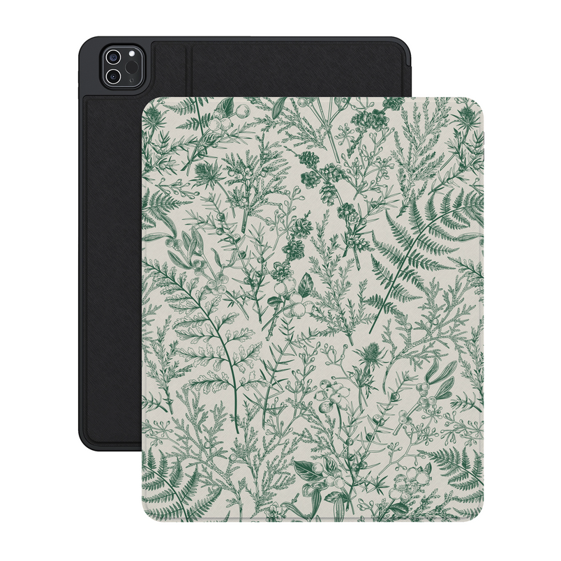 Sage Garden | Green Floral iPad Case