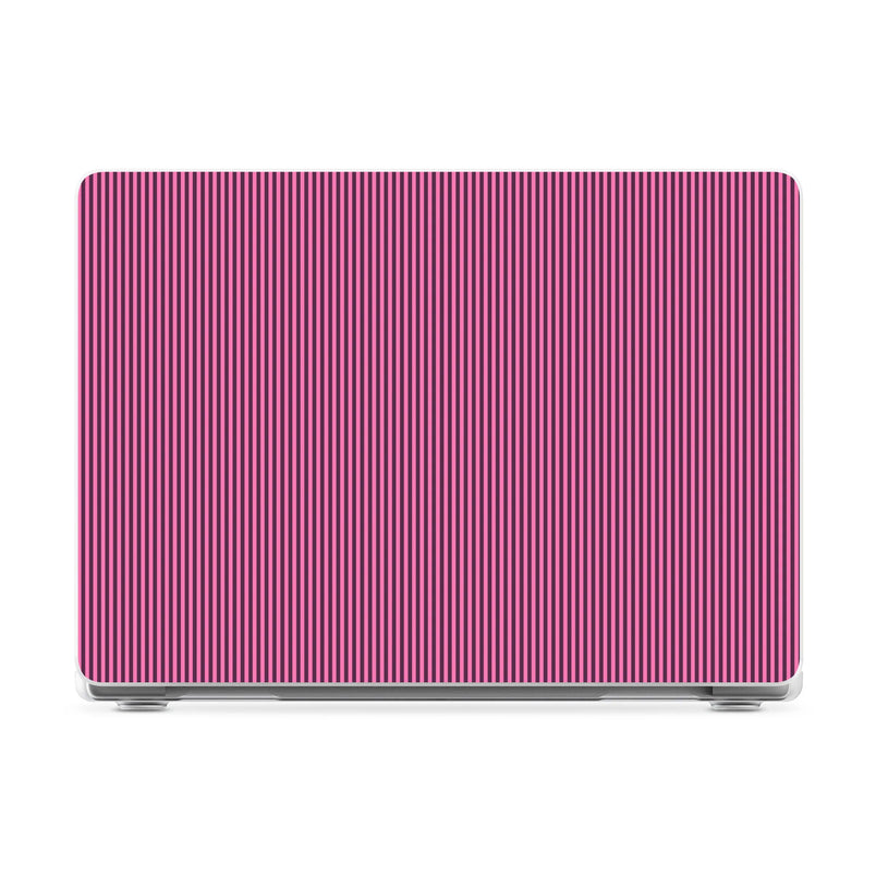 Stripes and the City | Pink & Purple Pinstripe Laptop Shell - 15" MacBook Air