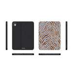 Untamed | Brown & Blue Zebra iPad Case