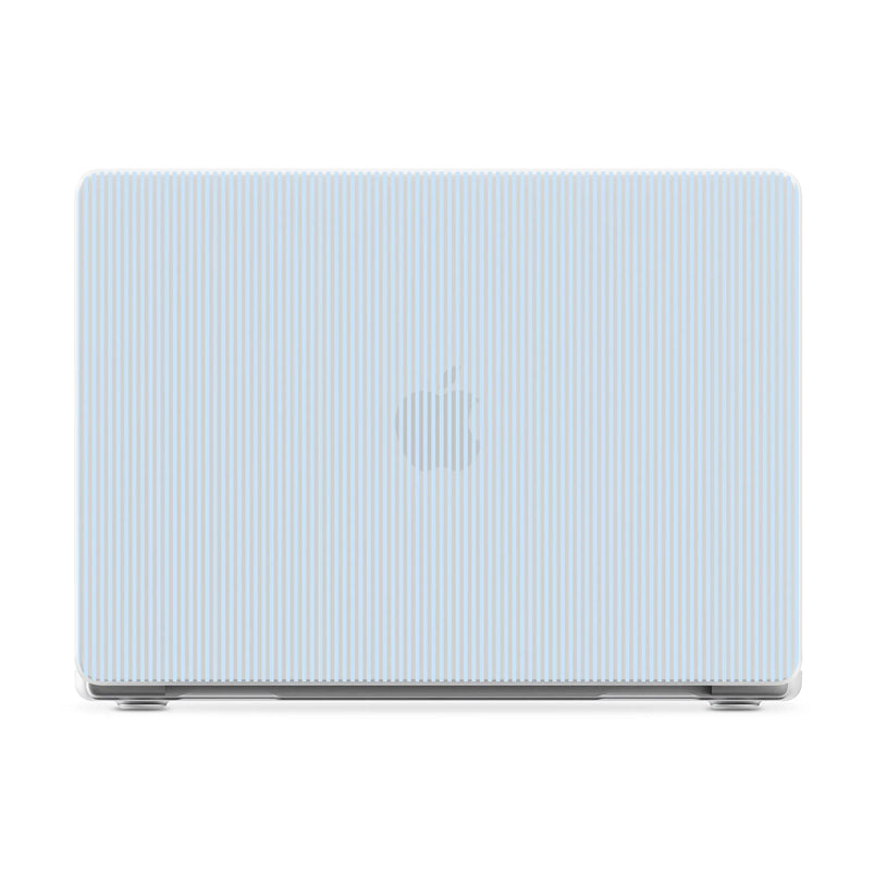 Stripes and the City | Light Blue Pinstripe Laptop Shell - 15" MacBook Air