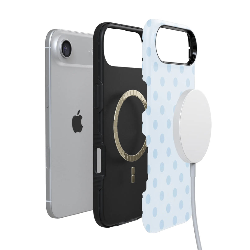 Spotted in SoHo | Light Blue Polka Dot Case