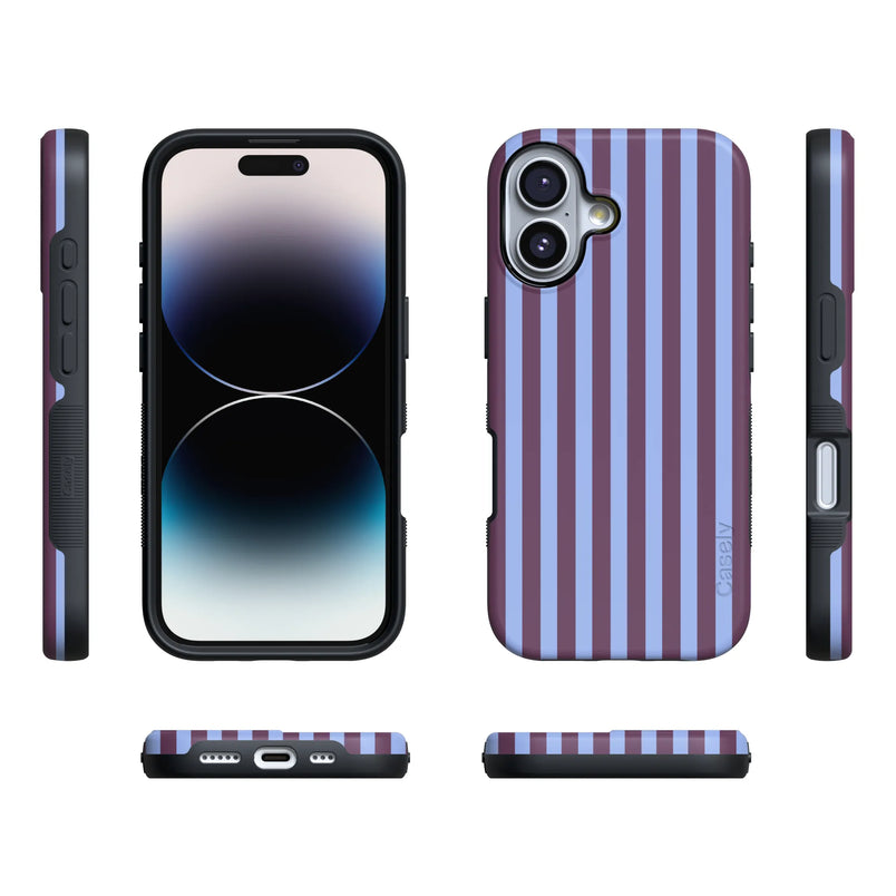Perfect Stripes | Purple & Blue Stripes Case