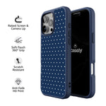 On the Dot | Navy Polka Dot Case