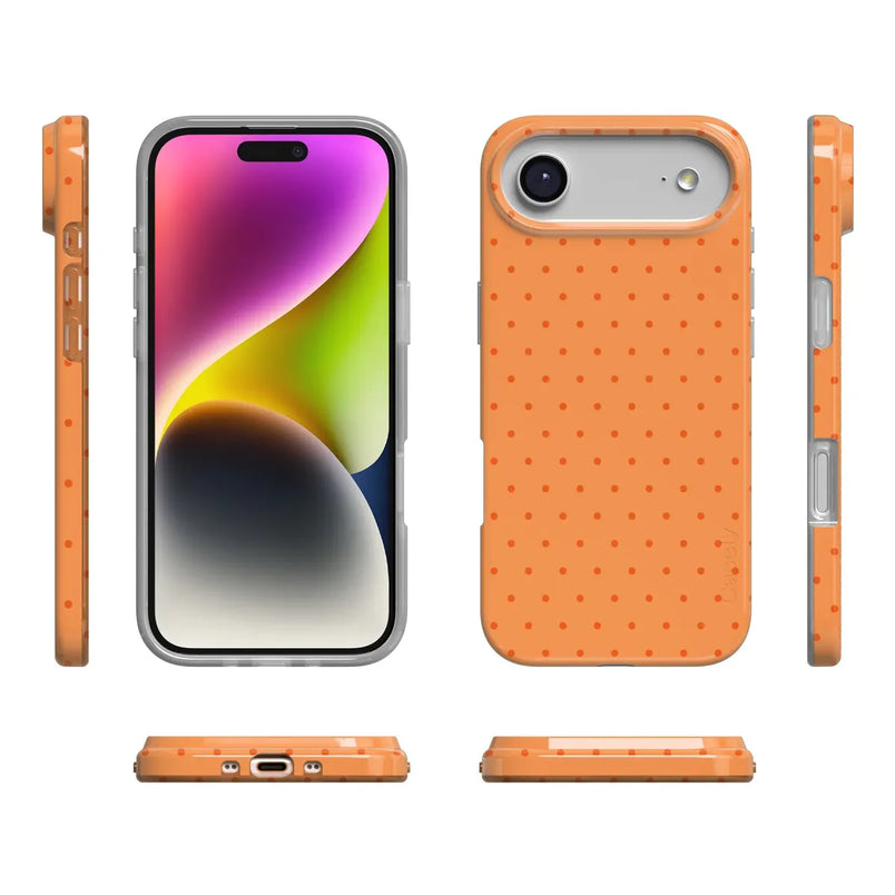 On the Dot | Orange Polka Dot Case