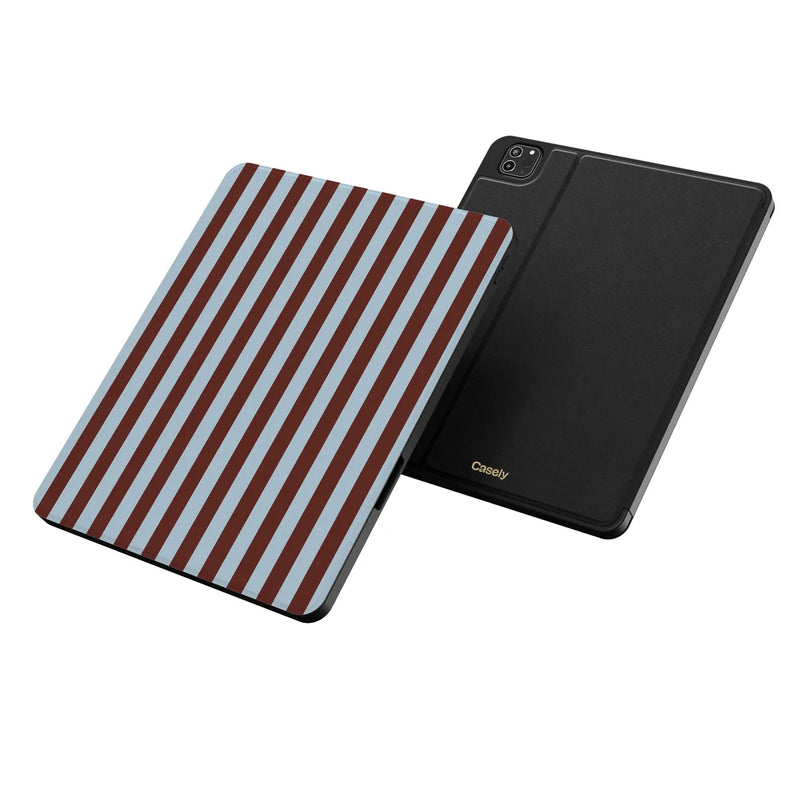 Sunday in Brooklyn | Blue Stripes iPad Case