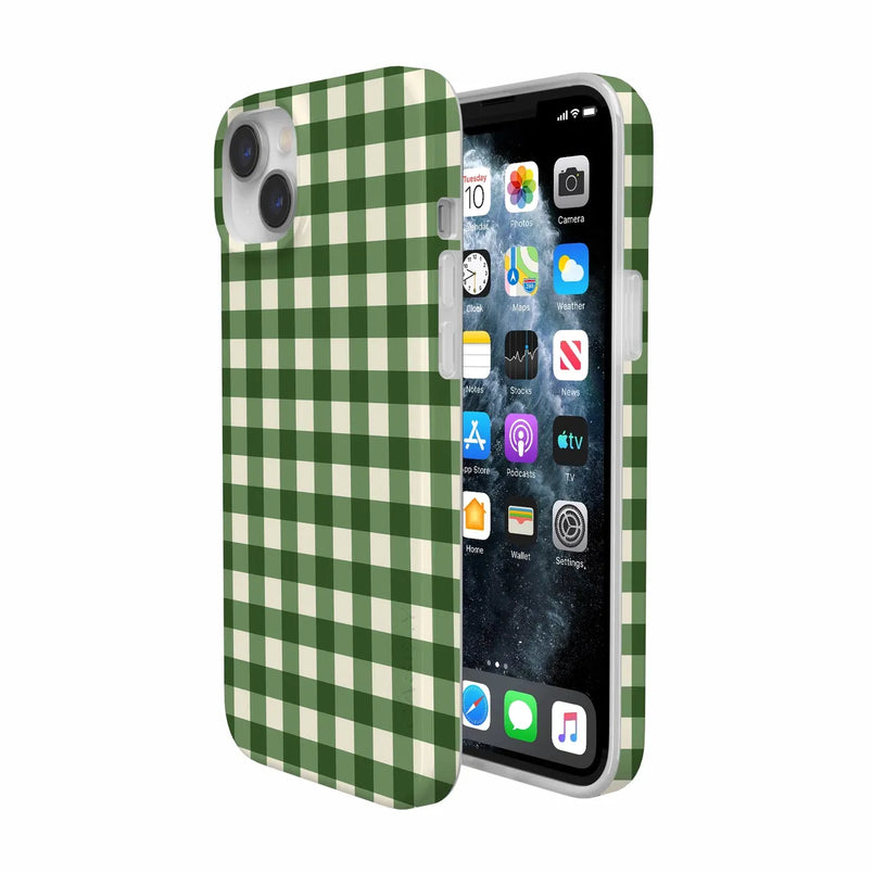 Checked Twice | Green Plaid Case