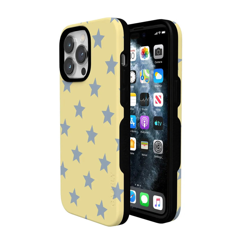 Shine Bright | Butter Yellow Stars Case