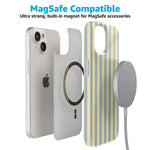 Coastline Stripes | Blue & Yellow Case