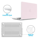 Stripes and the City | Light Pink Pinstripe Laptop Shell