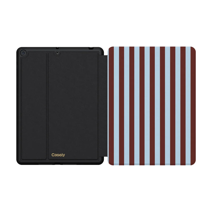 Sunday in Brooklyn | Blue Stripes iPad Case