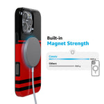 Storm Warning | Black & Red Stripes Case