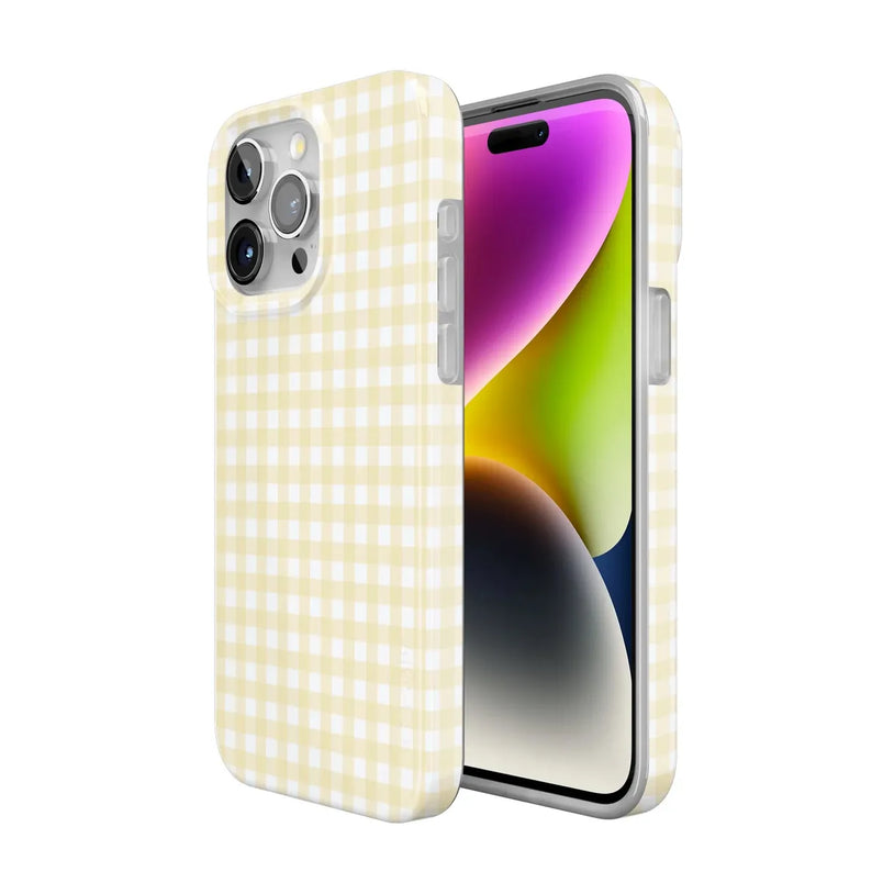 Pastel Picnic | Yellow Gingham Case