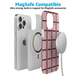 Uptown Gridlock | Pink Checkerboard Case