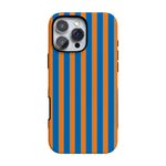 Go New York | Blue & Orange Stripes Case - iPhone 16 Pro