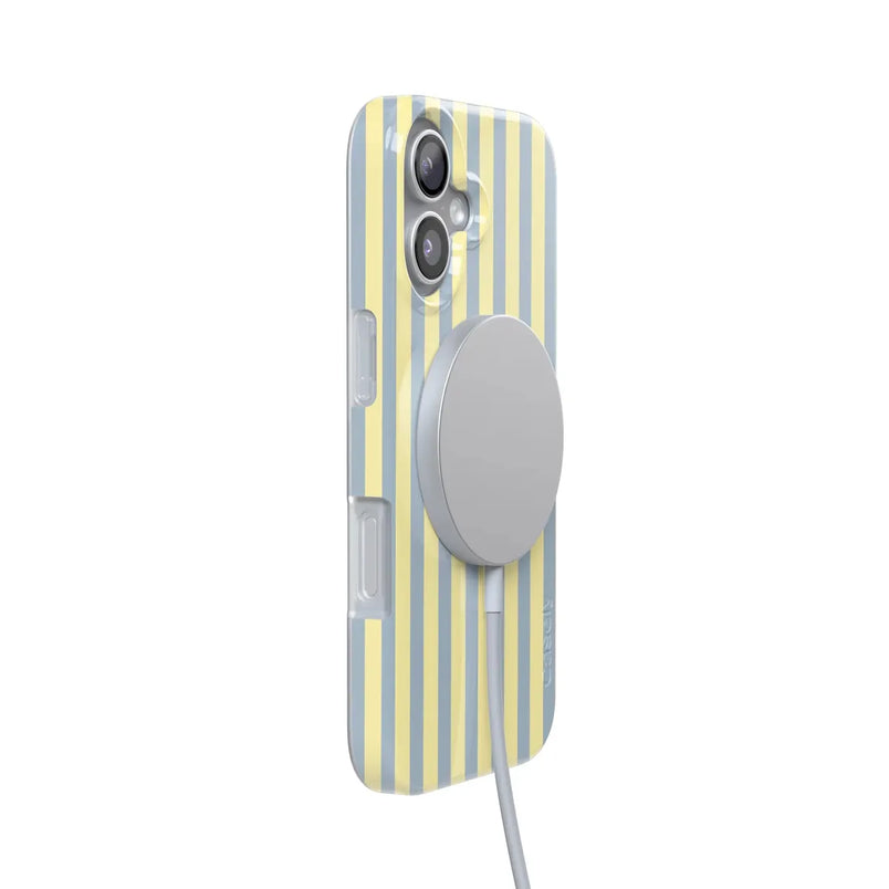 Coastline Stripes | Blue & Yellow Case
