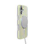 Coastline Stripes | Blue & Yellow Case