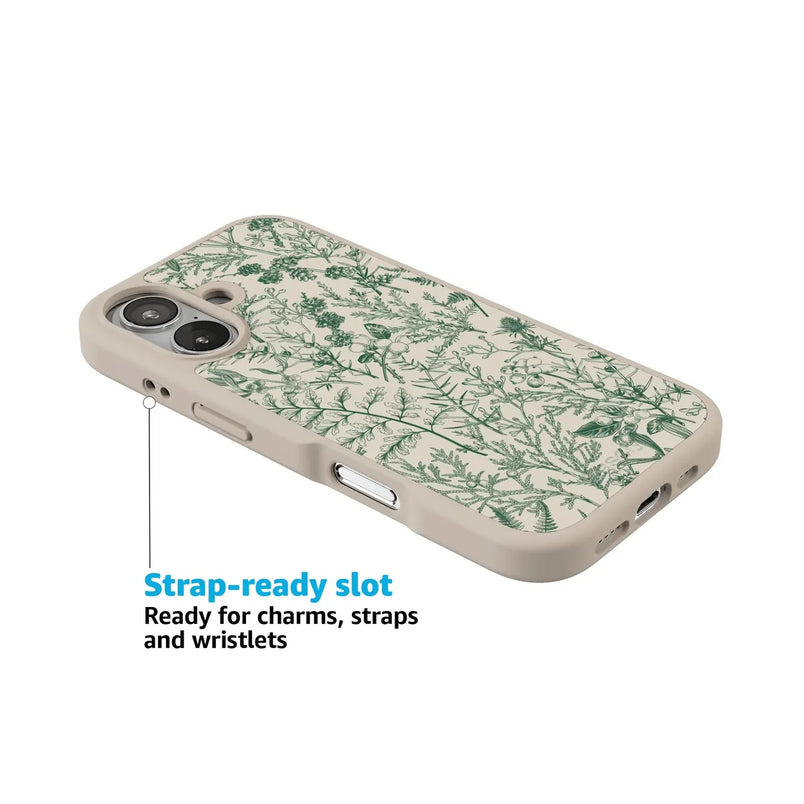 Sage Garden | Green Floral Case