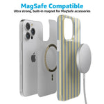 Coastline Stripes | Blue & Yellow Case