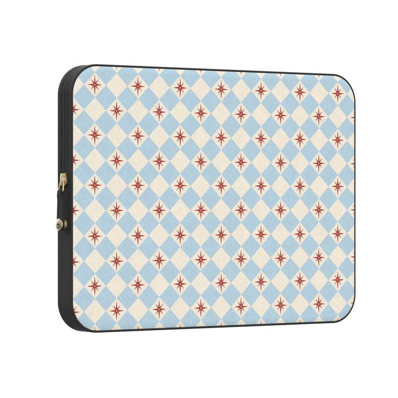 Chelsea Checker | Starlight Tiles Laptop Case
