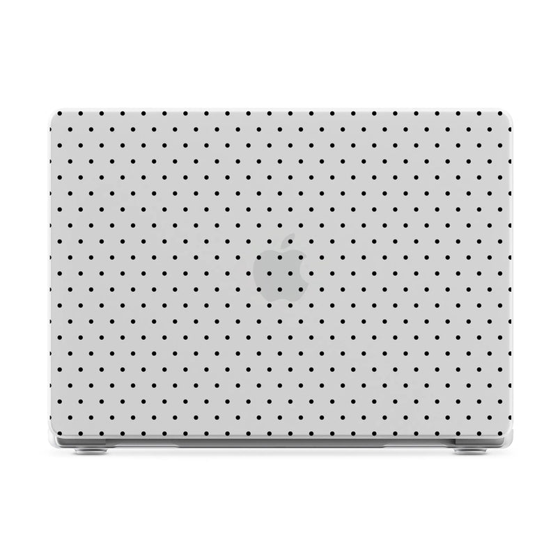 On the Dot | Black Polka Dot Laptop Shell - 15" MacBook Air
