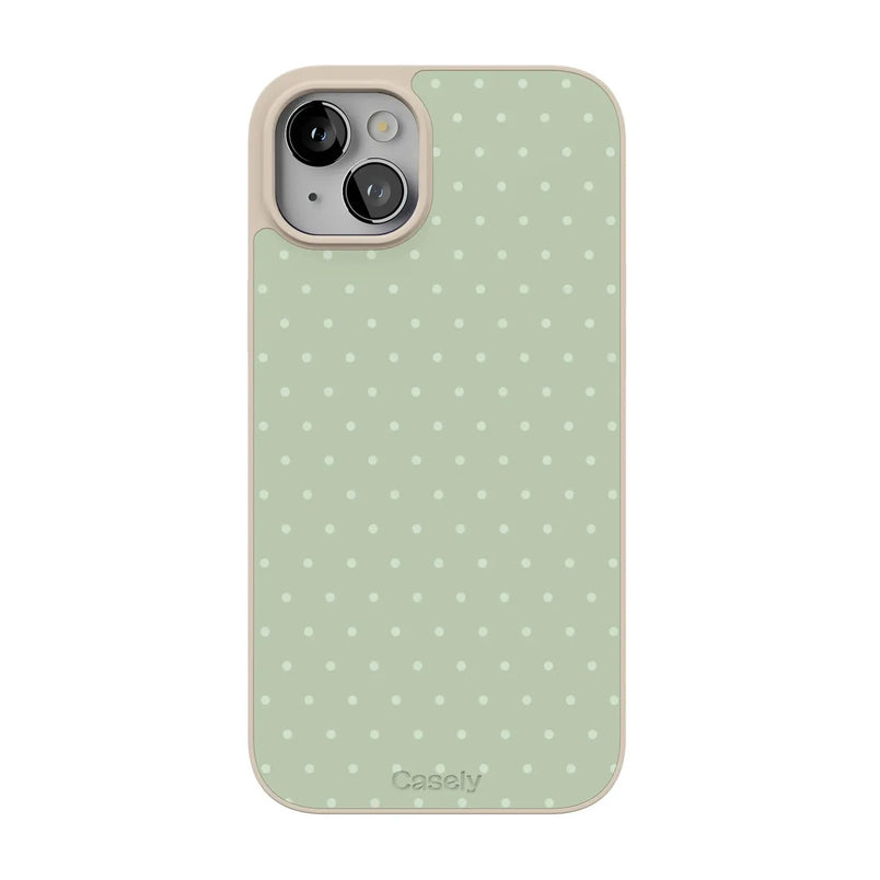 On the Dot | Green Polka Dot Case