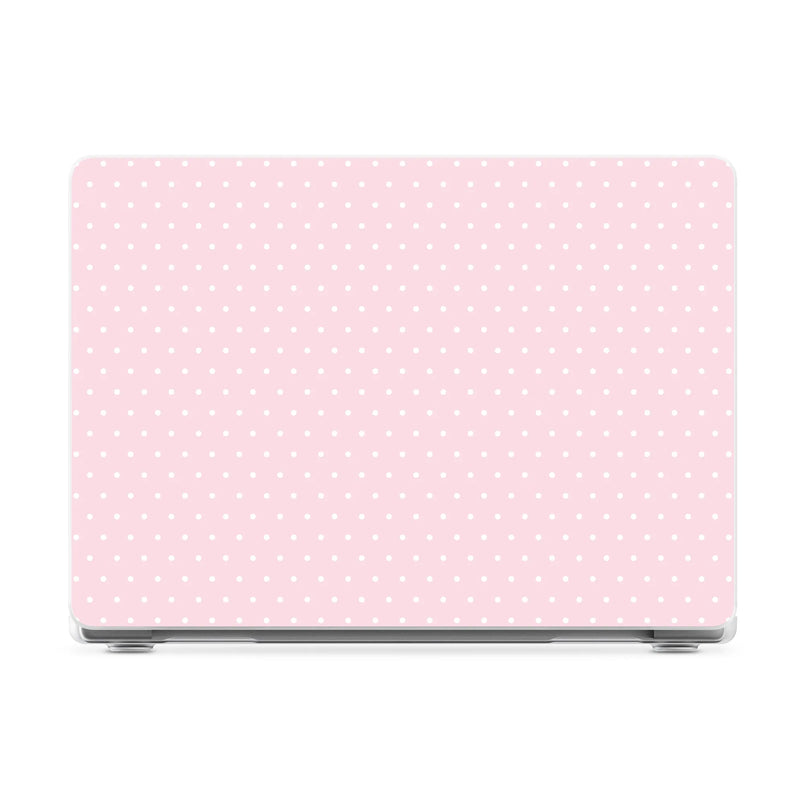 On the Dot | Pink & White Polka Dot Laptop Shell - 16" MacBook Pro