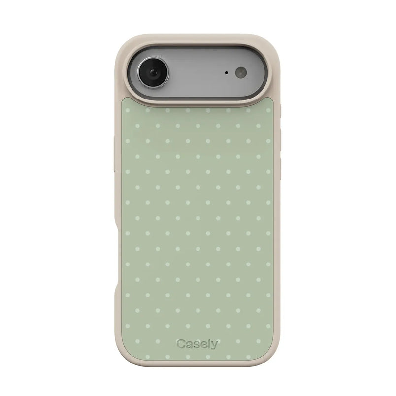 On the Dot | Green Polka Dot Case